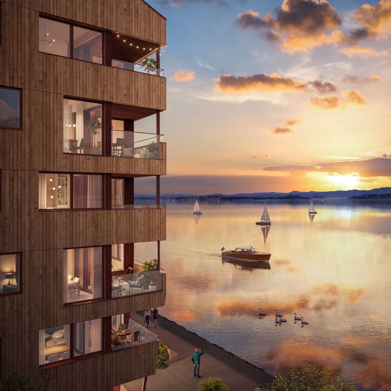 Fantastisk beliggenhet ved sjøen